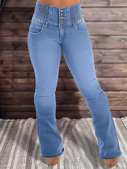 DAPHNE / STRETCHY HOOGDELLEN JEANS