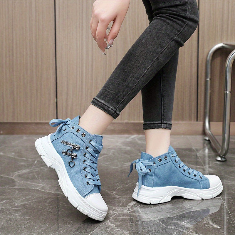 Lisa - Canvas Plateau Sneakers