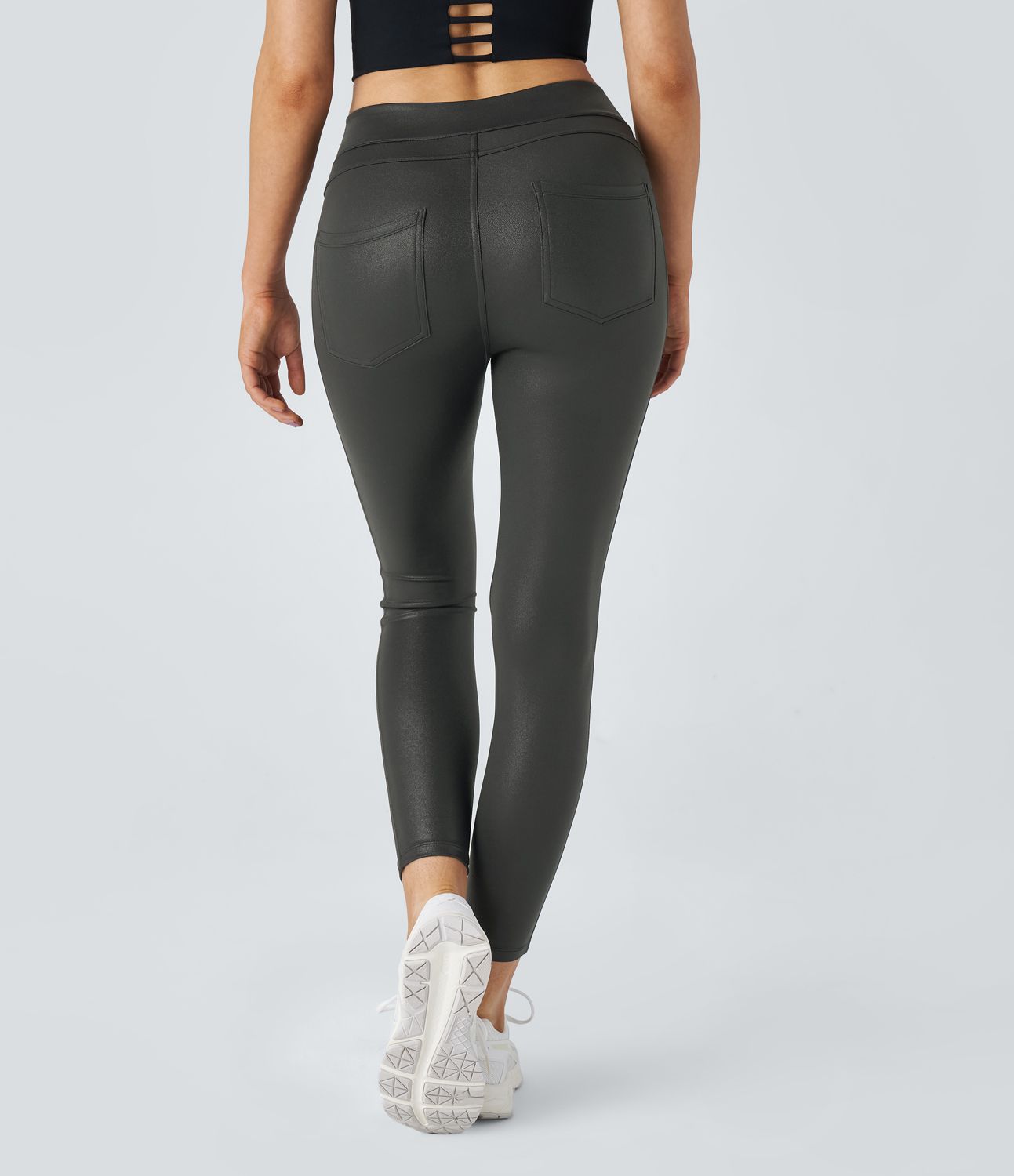 SELENA / HOOG-WAIST NEPS LEGGINGS