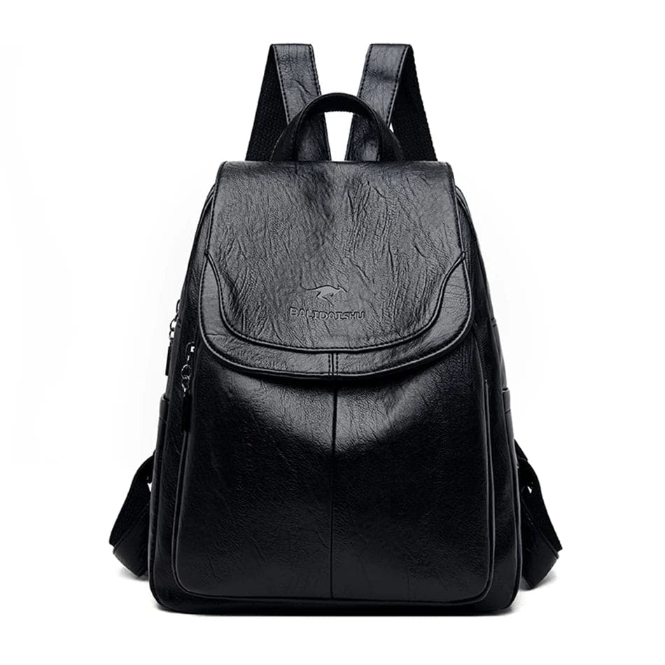 Gwendolyn - Leren anti-diefstal backpack