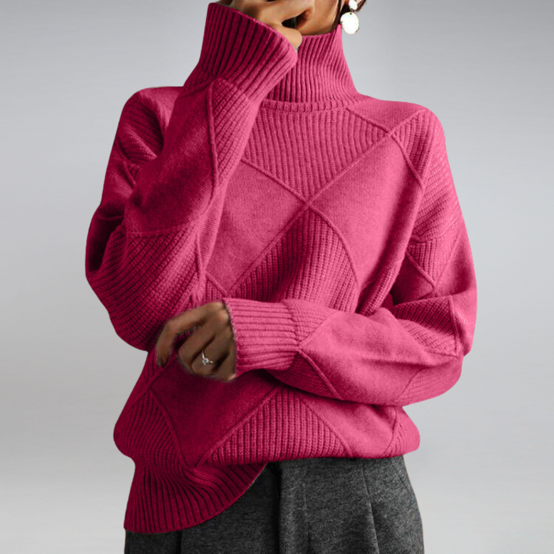 ELIZA / CASHMERE TURTLENECK SWEATER