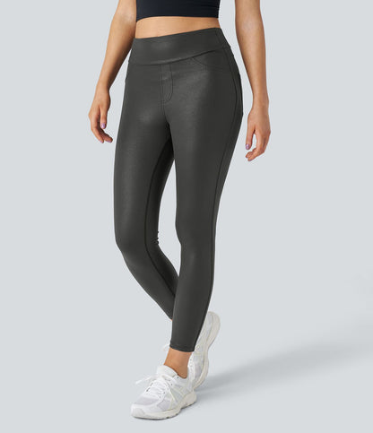 SELENA / HOOG-WAIST NEPS LEGGINGS