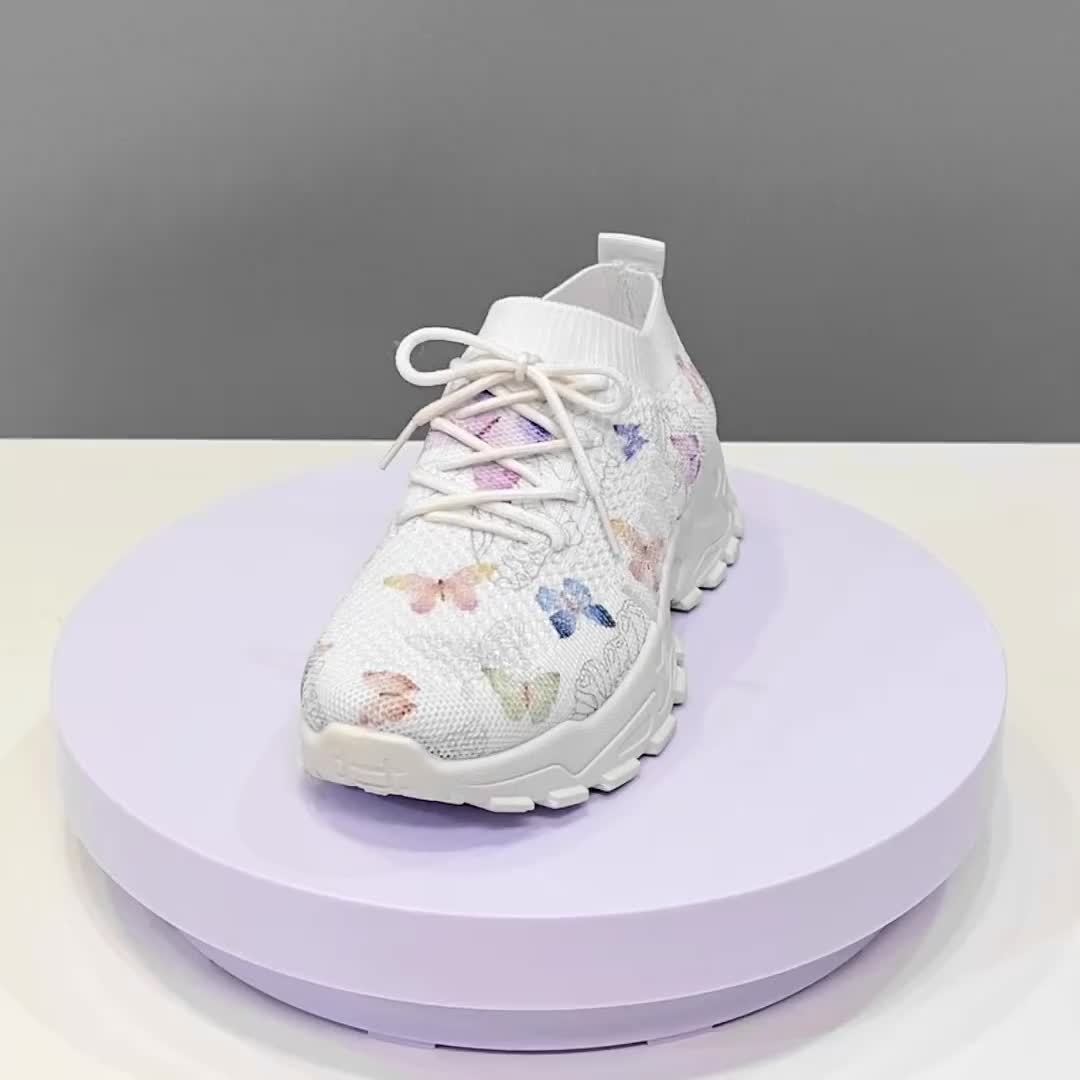 BEA / BUTTERFLY PATTERN SNEAKERS