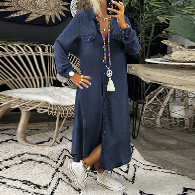 DONNA / COMFORTABLE DENIM DRESS