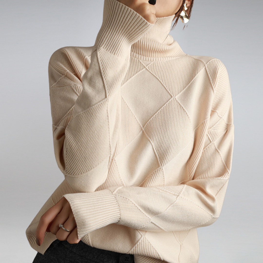 ELIZA / CASHMERE TURTLENECK SWEATER