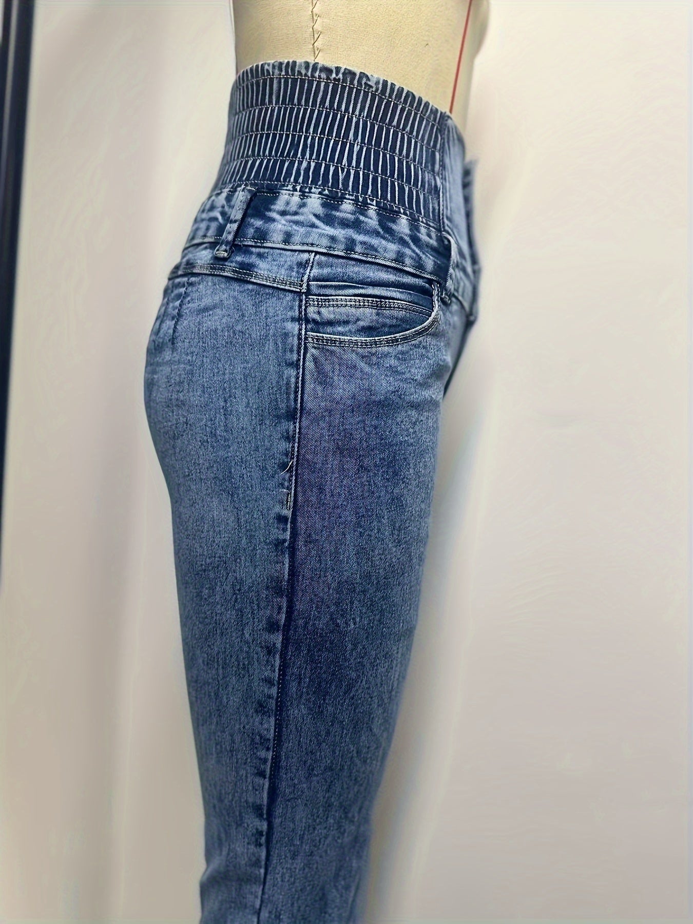 DAPHNE / STRETCHY HOOGDELLEN JEANS