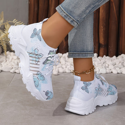 BEA / BUTTERFLY PATTERN SNEAKERS