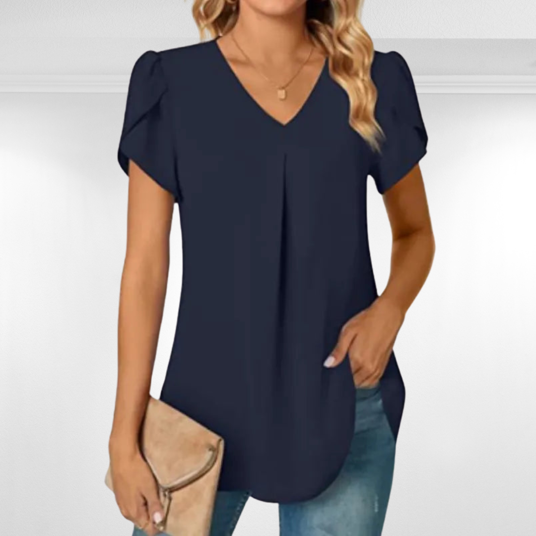 FIONA / V-NECK TOP