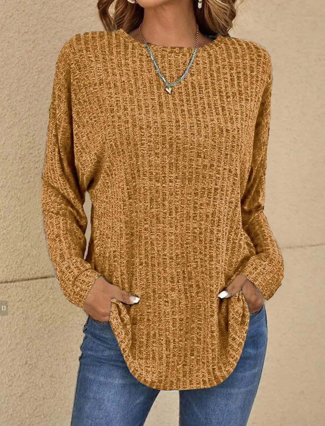 ELLEN / TEXTURED PULLOVER