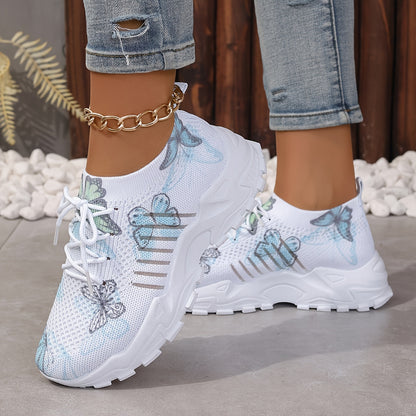 BEA / BUTTERFLY PATTERN SNEAKERS