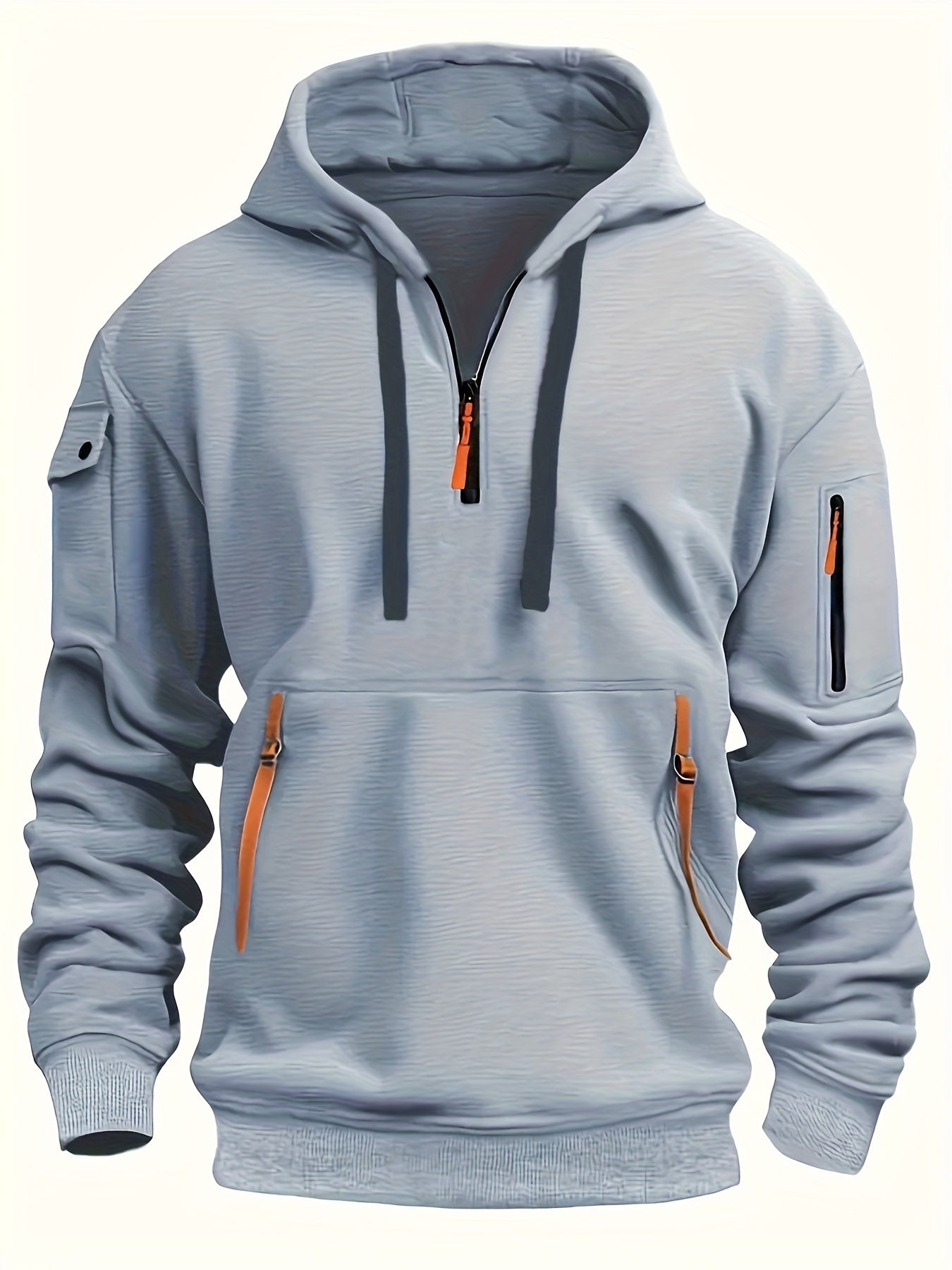 EZRA / HOODED ZIP SWEATSHIRT