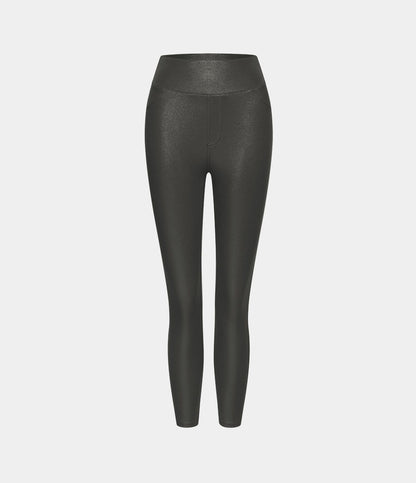 SELENA / HOOG-WAIST NEPS LEGGINGS