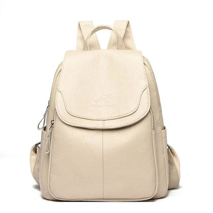 Gwendolyn - Leren anti-diefstal backpack