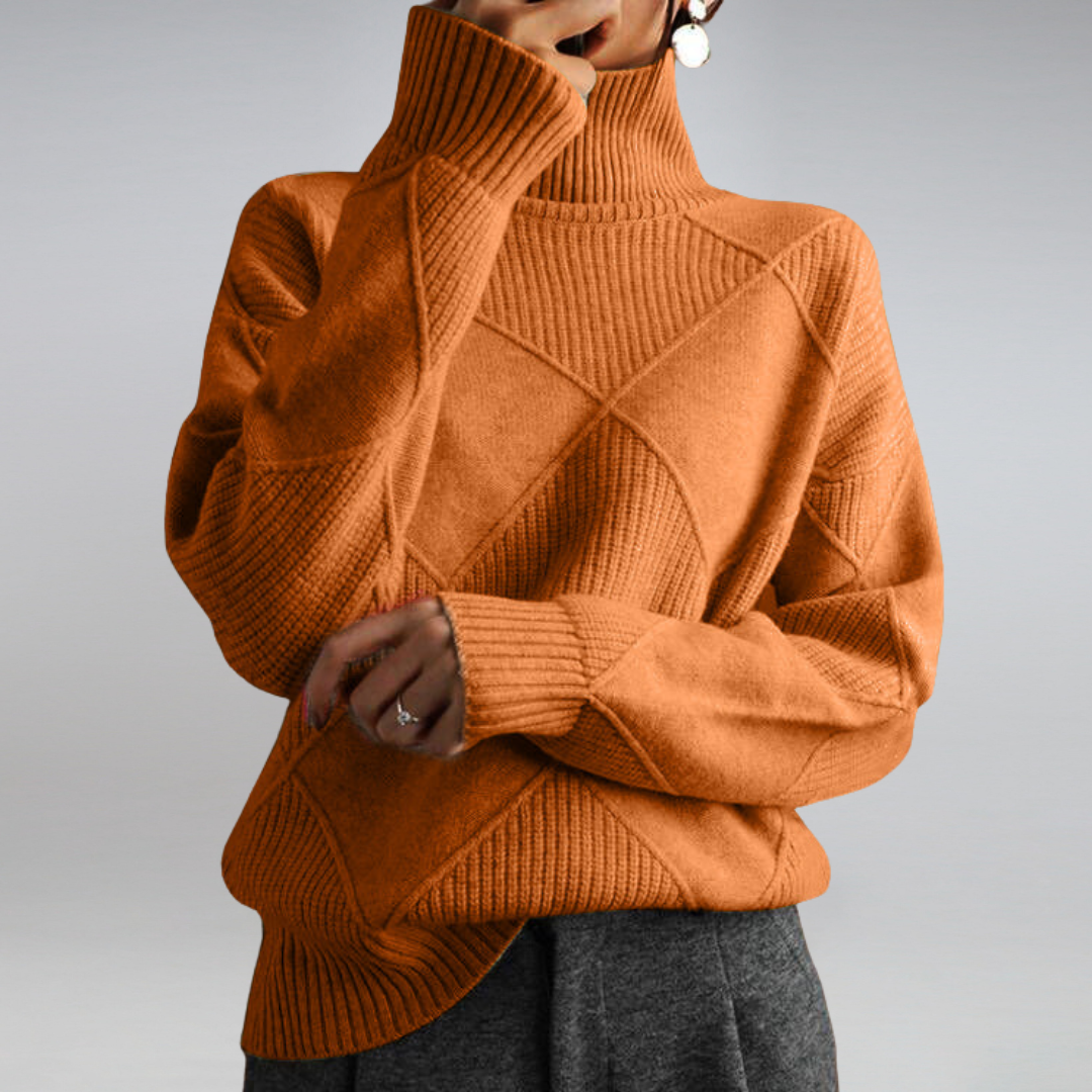 ELIZA / CASHMERE TURTLENECK SWEATER