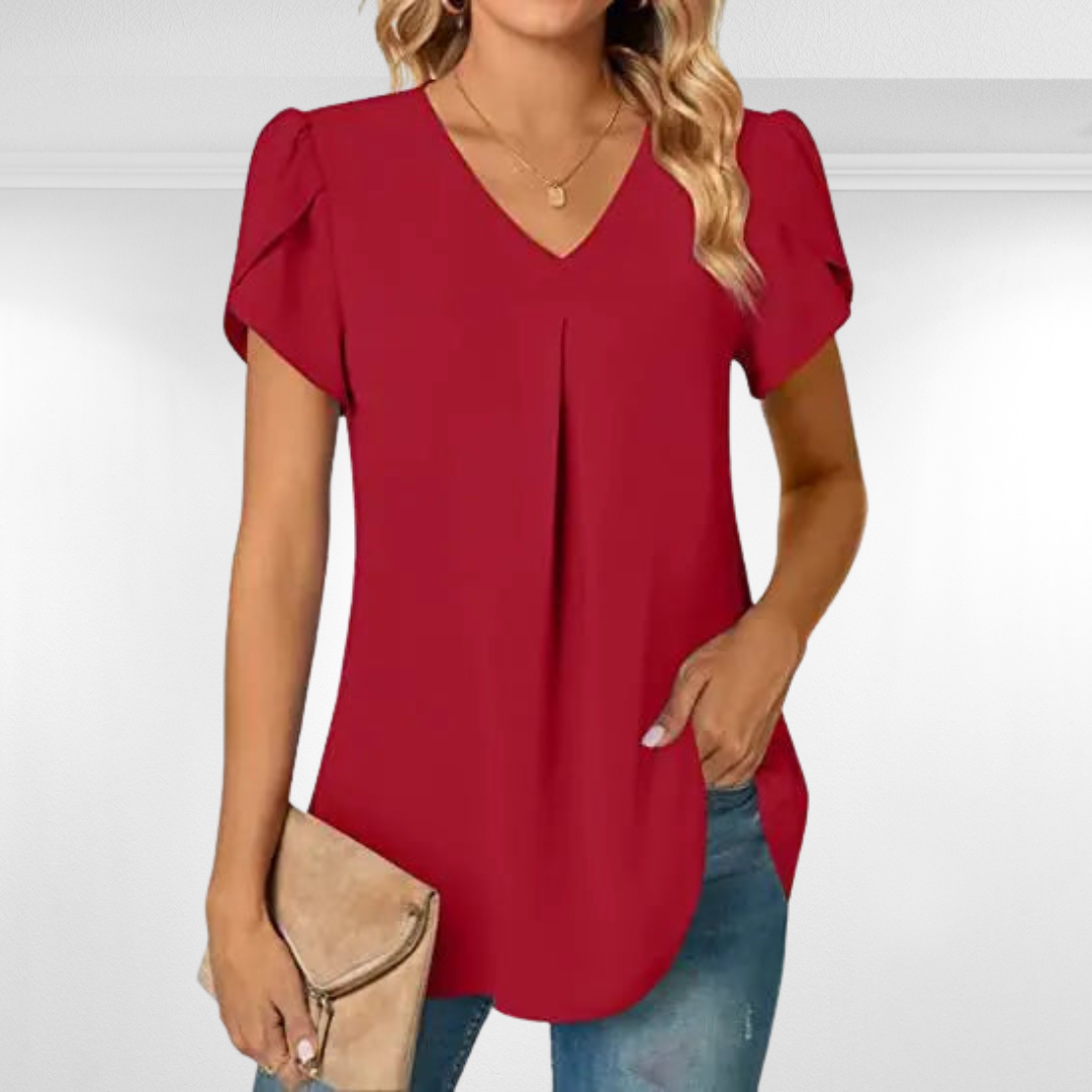 FIONA / V-NECK TOP