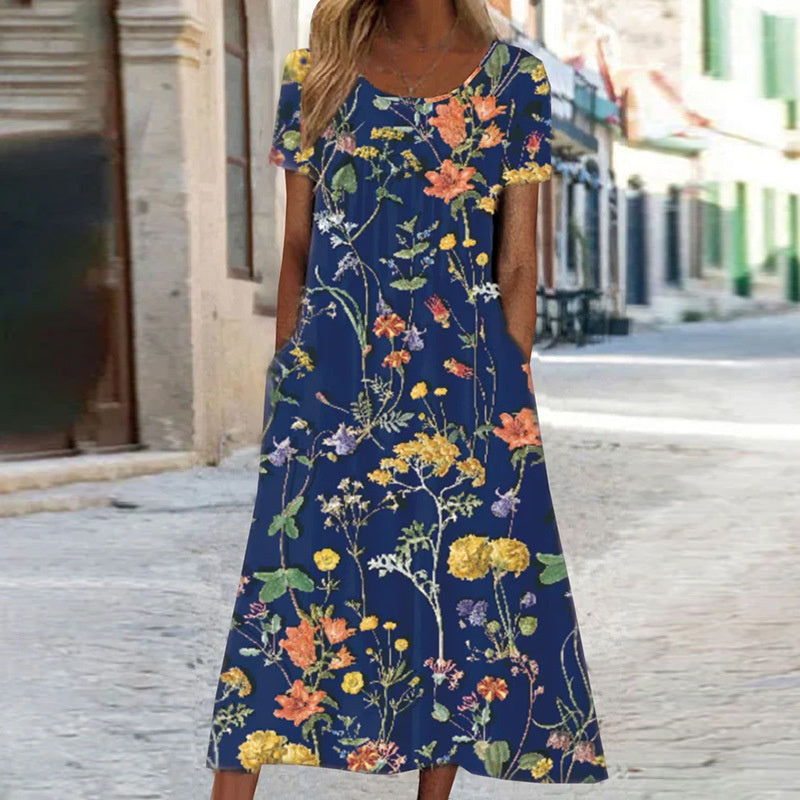 BRIDGET / ELEGANT FLORAL DRESS