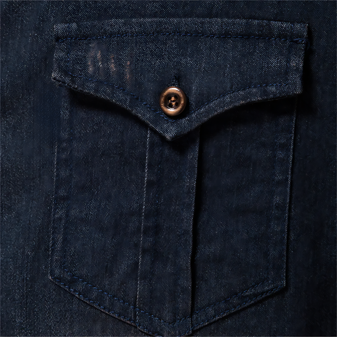 RYAN / COMFORTABELLE DENIM OVERHEMD