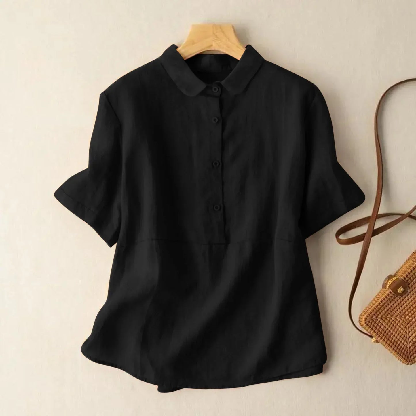 MAIA / CASUAL COLLARED BLOUSE