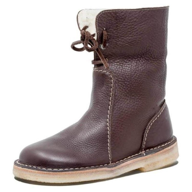 LILA / WATERPROOF BOOT WITH WOOL LINING