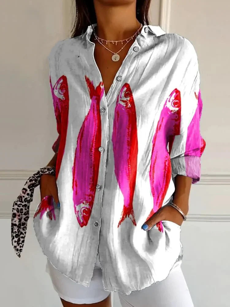 NATHALIE / COLORFUL PRINTED SHIRT