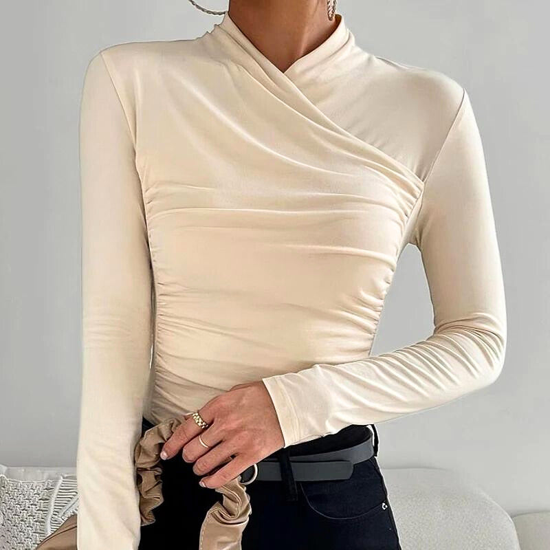 MYLENE / CLASSIC CROSS-NECK TOP