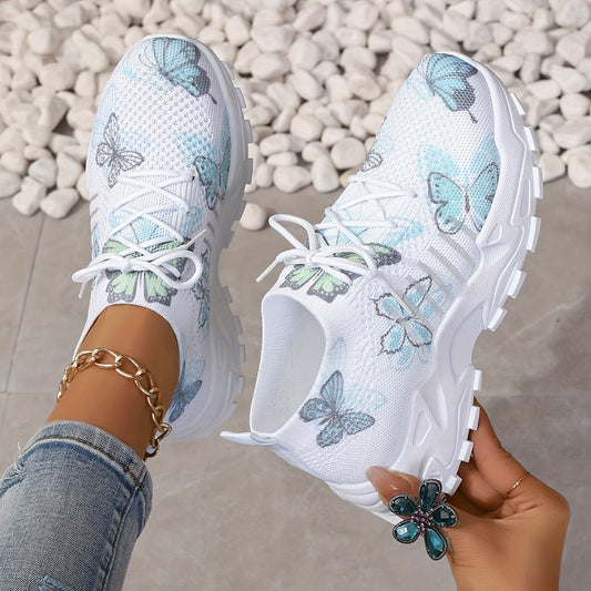 BEA / BUTTERFLY PATTERN SNEAKERS