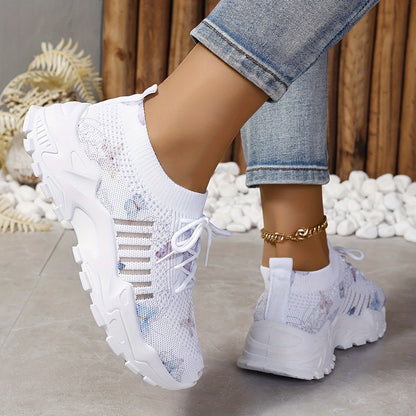 BEA / BUTTERFLY PATTERN SNEAKERS