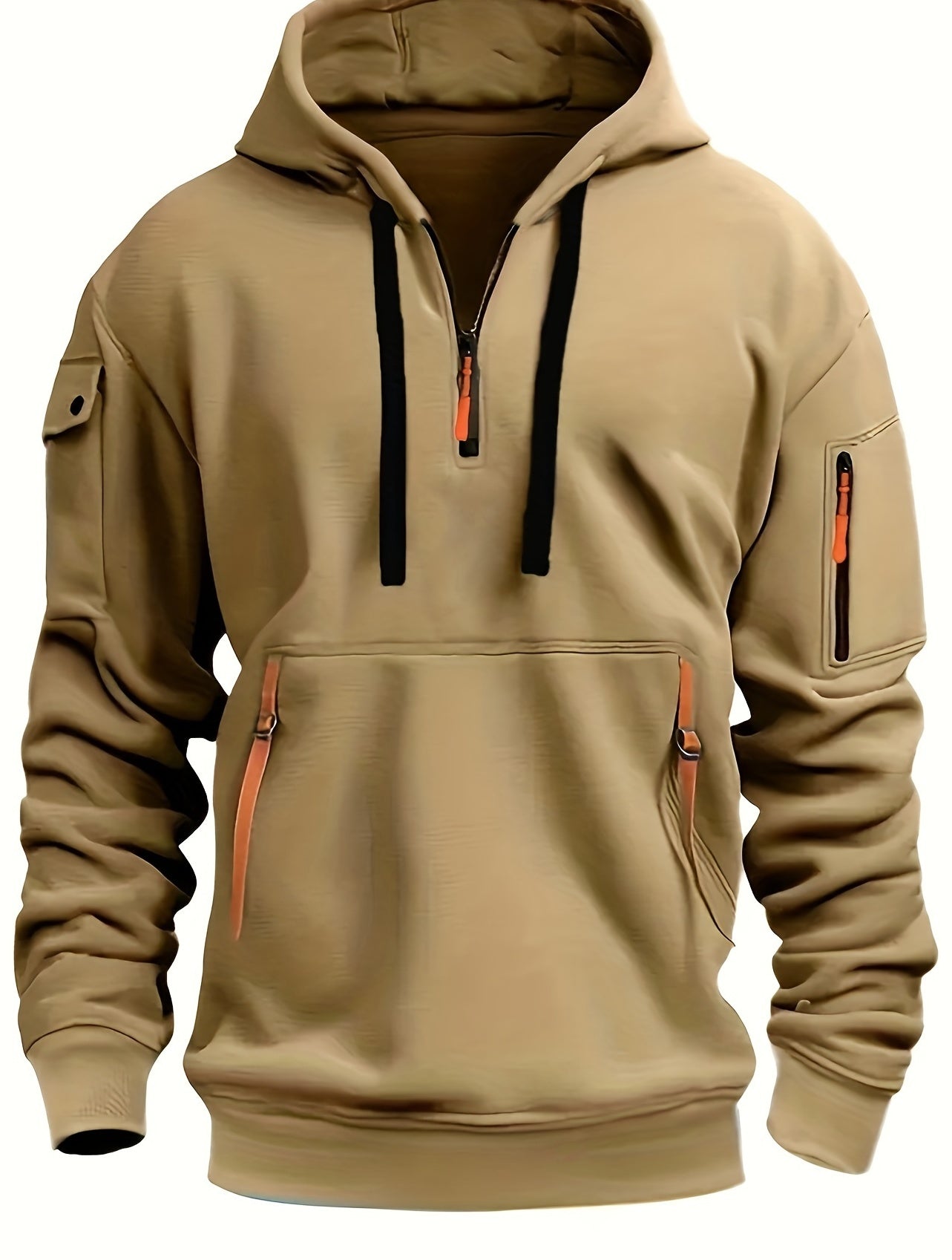 EZRA / HOODED ZIP SWEATSHIRT