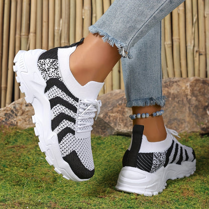 FAYE / KLEURBLOK PLATFORM SNEAKERS