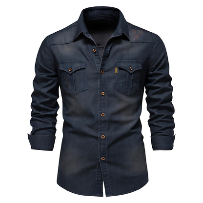 RYAN / COMFORTABELLE DENIM OVERHEMD